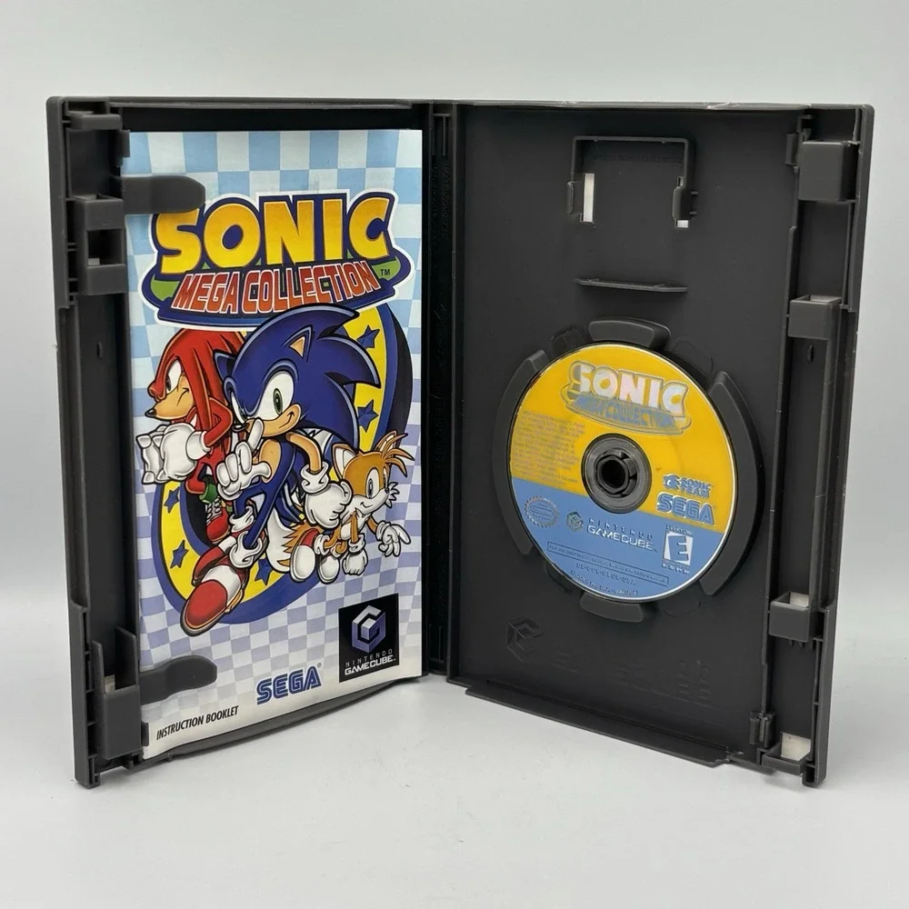 Sonic Mega Collection Nintendo GameCube Player's Choice 2002 CIB Untested T-136